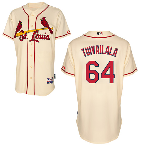 St.Louis Cardinals #64 Tuivailala Beige Baseball Jersey