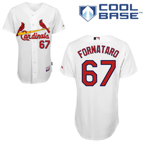 St.Louis Cardinals #67 Fornataro White Baseball Jersey