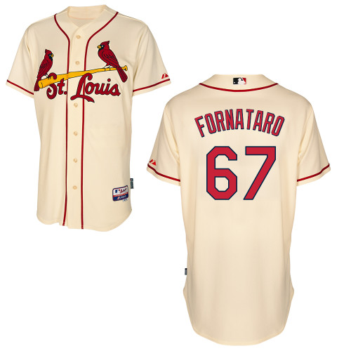 St.Louis Cardinals #67 Fornataro Beige Baseball Jersey