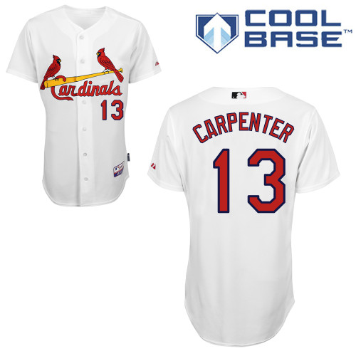 St.Louis Cardinals #13 Carpenter White Baseball Jersey