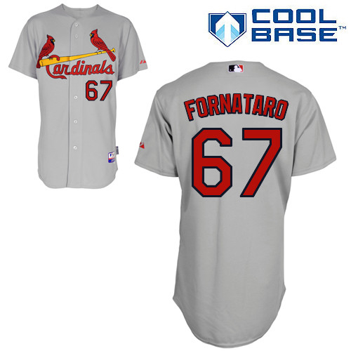 St.Louis Cardinals #67 Fornataro Gray Baseball Jersey