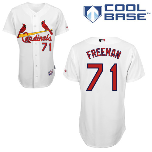 St.Louis Cardinals #71 Freeman White Baseball Jersey