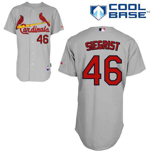 St.Louis Cardinals #46 Siegrist Gray Baseball Jersey