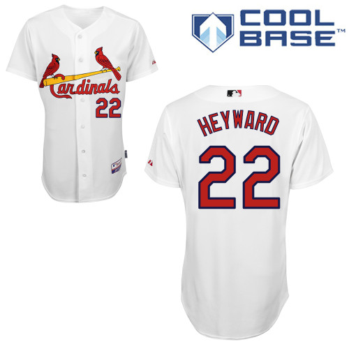 St.Louis Cardinals #22 Heyward White Baseball Jersey