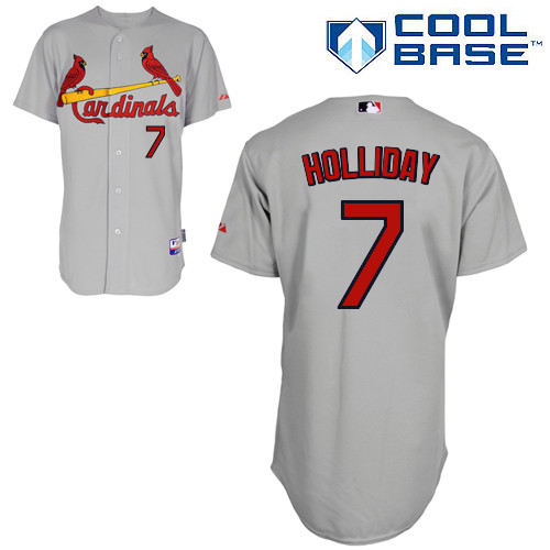 St.Louis Cardinals #7 Holliday Gray Baseball Jersey