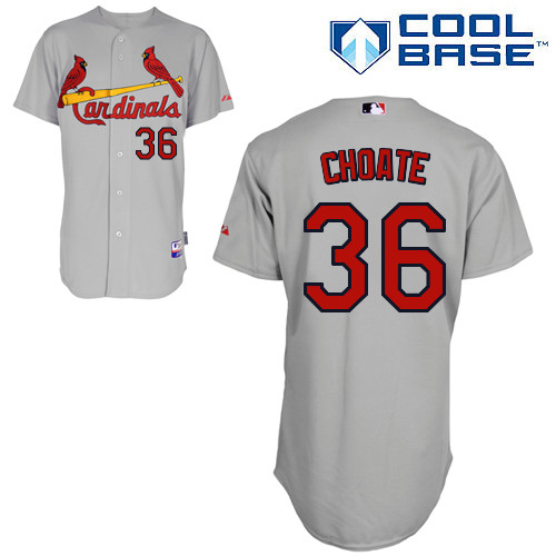 St.Louis Cardinals #36 Choate Gray Baseball Jersey