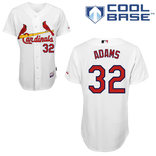 St.Louis Cardinals #32 Adams White Baseball Jersey St.Louis Cardinals #32 Adams White Baseball Jersey