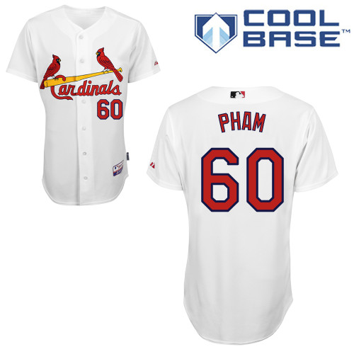 St.Louis Cardinals #60 Pham White Baseball Jersey St.Louis Cardinals #60 Pham White Baseball Jersey