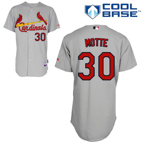 St.Louis Cardinals #30 Motte Gray Baseball Jersey