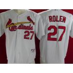 mlb st.louis cardinals rolen #27 white mlb st.louis cardinals rolen #27 white