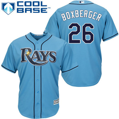 Rays #26 Brad Boxberger Light Blue Cool Base Stitched Youth MLB Jersey Rays #26 Brad Boxberger Light Blue Cool Base Stitched Youth MLB Jersey