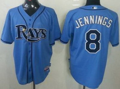 Tampa Bay Rays 8 Desmond Jennings Light Blue MLB Jerseys Tampa Bay Rays 8 Desmond Jennings Light Blue MLB Jerseys