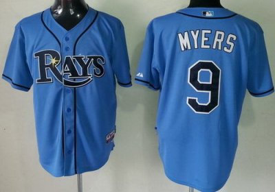 Tampa Bay Rays 9 Wil Myers Light Blue Cool Base MLB Jerseys Tampa Bay Rays 9 Wil Myers Light Blue Cool Base MLB Jerseys