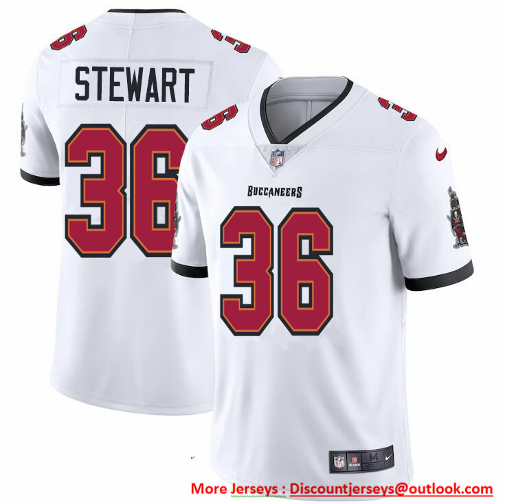 Tampa Bay Buccaneers #36 M.J. Stewart Men's Nike White Vapor Limited Jersey Tampa Bay Buccaneers #36 M.J. Stewart Men's Nike White Vapor Limited Jersey