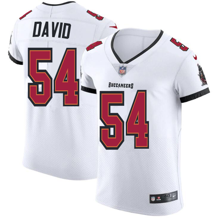 Tampa Bay Buccaneers #54 Lavonte David Men's Nike White Vapor Elite Jersey Tampa Bay Buccaneers #54 Lavonte David Men's Nike White Vapor Elite Jersey