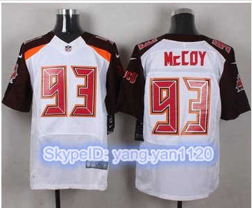 Nike Tampa Bay Buccaneers #93 Gerald McCoy White Men's Stitched NFL New Elite Jersey Nike Tampa Bay Buccaneers #93 Gerald McCoy White Men's Stitched NFL New Elite Jersey