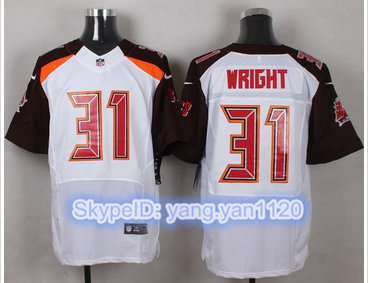 Nike Tampa Bay Buccaneers #31 Major Wright White Men's Stitched NFL New Elite Jersey Nike Tampa Bay Buccaneers #31 Major Wright White Men's Stitched NFL New Elite Jersey