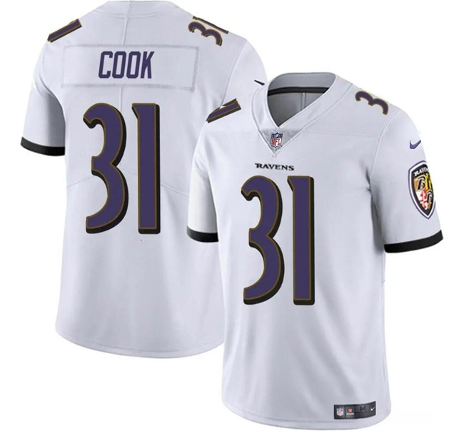 Youth Baltimore Ravens #31 Dalvin Cook White Stitched Jersey Youth Baltimore Ravens #31 Dalvin Cook White Stitched Jersey