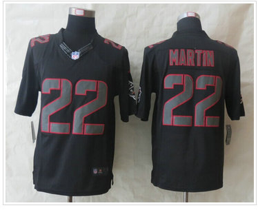 New Tampa Bay Buccaneers #22 Doug Martin Impact Limited Black Jerseys