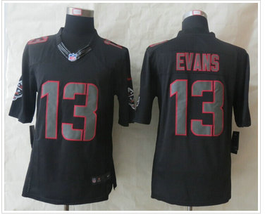 New Tampa Bay Buccaneers #13 Mike Evans Impact Limited Black Jerseys
