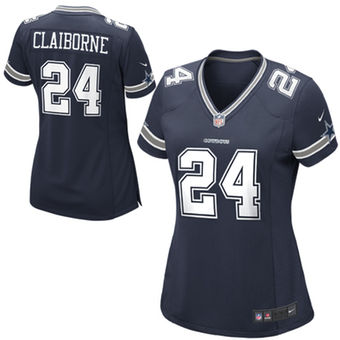 Dallas Cowboys Nike Girls Youth Game Jersey - Navy Blue