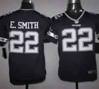Youth Nike Dallas Cowboys 22 E.SMITH Blue Jerseys