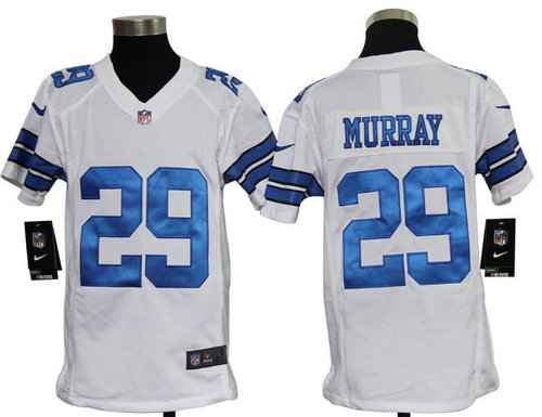 Youth Nike Dallas Cowboys 29 DeMarco Murray White Jerseys