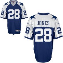 Dallas Cowboys 28 Jones Blue Thanksgivings Youth Jersey