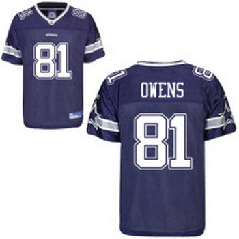 Dallas Cowboys 81 Terrell Owens blue youth jerseys