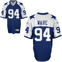 Dallas Cowboys 94 Ware Blue Thanksgivings Youth Jersey