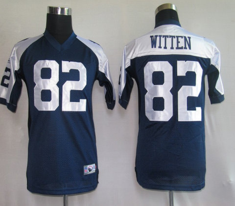 NFL Jerseys Dallas Cowboys 82 Witten Blue THANKSGIVINGS Kids Jerseys