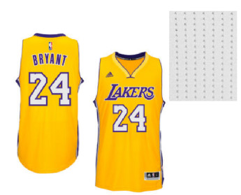 Nike Lakers #24 Kobe Bryant Gold Customized NBA Jersey Nike Lakers #24 Kobe Bryant Gold Customized NBA Jersey
