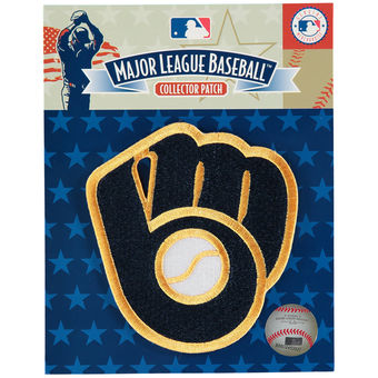 Milwaukee Brewers Retro Ball & Glove Logo stiched Patch