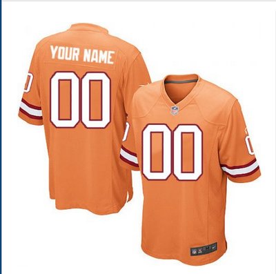 Men's Nike Tampa Bay Buccaneers Customized Limited Orange Glaze Alternate NFL Jersey