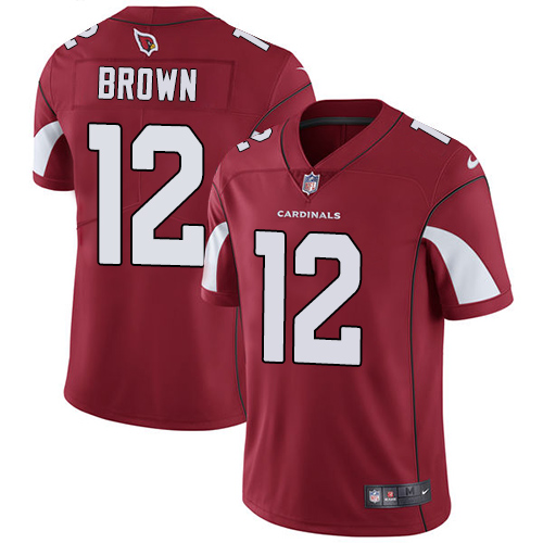 Nike Cardinals #12 John Brown Red Team Color Men's Stitched NFL Vapor Untouchable Limited Jersey Nike Cardinals #12 John Brown Red Team Color Men's Stitched NFL Vapor Untouchable Limited Jersey