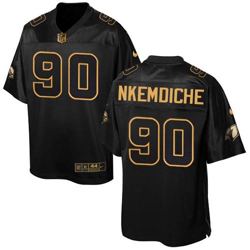 Nike Cardinals #90 Robert Nkemdiche Black Men's Stitched NFL Elite Pro Line Gold Collection Jersey Nike Cardinals #90 Robert Nkemdiche Black Men's Stitched NFL Elite Pro Line Gold Collection Jersey