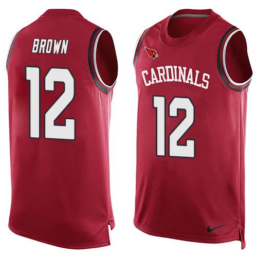 Nike Cardinals #12 John Brown Red Team Color Men's Stitched NFL Limited Tank Top Jersey Nike Cardinals #12 John Brown Red Team Color Men's Stitched NFL Limited Tank Top Jersey