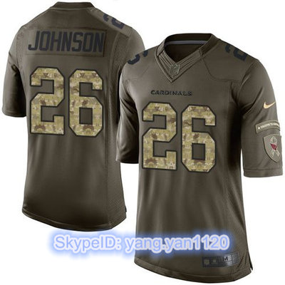 Nike Cardinals #26 Rashad Johnson Green Men's Stitched NFL Limited Salute to Service Jersey
