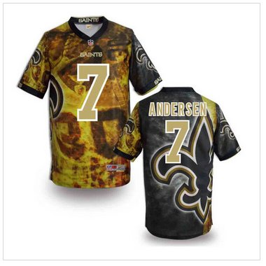 New Orleans Saints #7 Morten Andersen Stitched NFL Elite Fanatical Version Jersey (4) New Orleans Saints #7 Morten Andersen Stitched NFL Elite Fanatical Version Jersey (4)