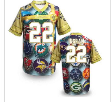 New Orleans Saints #22 Mark Ingram Stitched NFL Elite Fanatical Version Jersey (8) New Orleans Saints #22 Mark Ingram Stitched NFL Elite Fanatical Version Jersey (8)