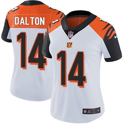 Nike Bengals #14 Andy Dalton White Women's Stitched NFL Vapor Untouchable Limited Jersey Nike Bengals #14 Andy Dalton White Women's Stitched NFL Vapor Untouchable Limited Jersey