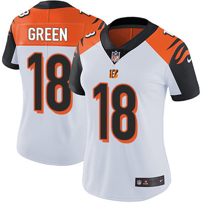 Nike Bengals #18 A.J. Green White Women's Stitched NFL Vapor Untouchable Limited Jersey Nike Bengals #18 A.J. Green White Women's Stitched NFL Vapor Untouchable Limited Jersey