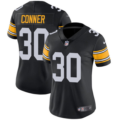 Nike Steelers #30 James Conner Black Alternate Women's Stitched NFL Vapor Untouchable Limited Jersey Nike Steelers #30 James Conner Black Alternate Women's Stitched NFL Vapor Untouchable Limited Jersey