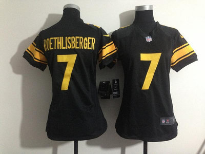 NEW Women Pittsburgh Steelers 7 Ben Roethlisberger GOID Jerseys NEW Women Pittsburgh Steelers 7 Ben Roethlisberger GOID Jerseys