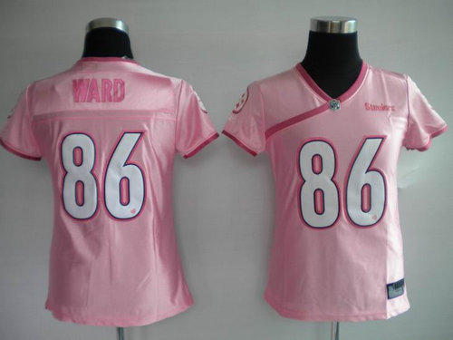 Women Jerseys Pittsburgh Steelers 86 Ward Pink Jersey