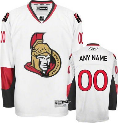Customized Ottawa Senators Jersey White Road Man Jersey