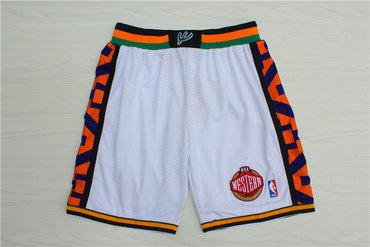 1995 All-Star White Hardwood Classics Shorts