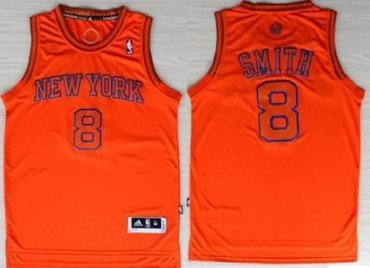 New York Knicks 8 JR Smith Orange Revolution 30 Swingman NBA Jerseys Christmas Style