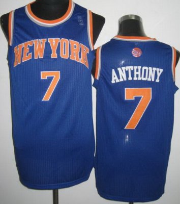 New York Knicks 7 Carmelo Anthony Blue Revolution 30 NBA Jerseys