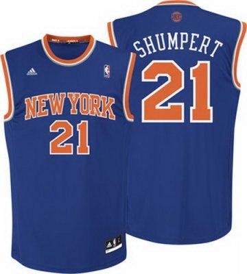 New York Knicks Iman Shumpert # 21 Revolution 30 blue Jerseys